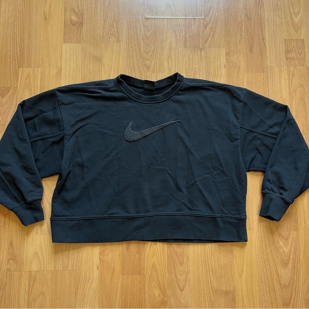 Nike black oversized sweatshirt